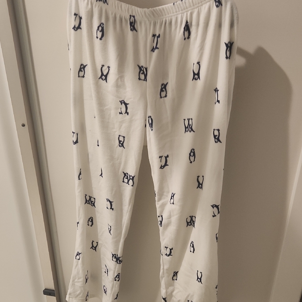 Sonoma Black and White Penguin Pajama Pants